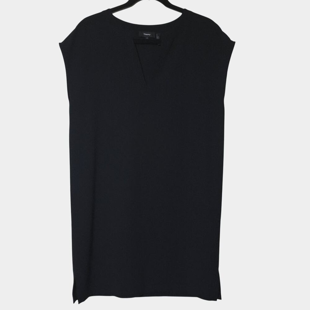 Theory Black Sleeveless Dress Women's